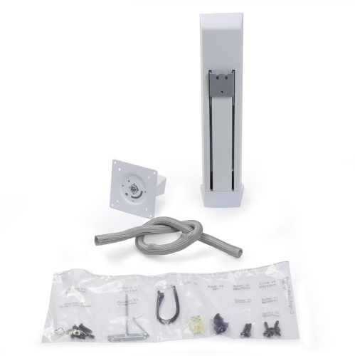 Ergotron WorkFit Single LD Monitor Kit - White -