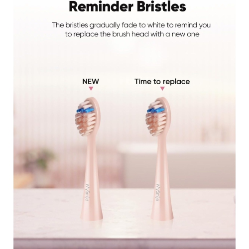 MySmile DY156 Sonic Electric Toothbrush for Adults, Rechargeable Battery Toothbrush Portable with 3 Brush Heads, 2 Mins 5 Modes Smart Timer,