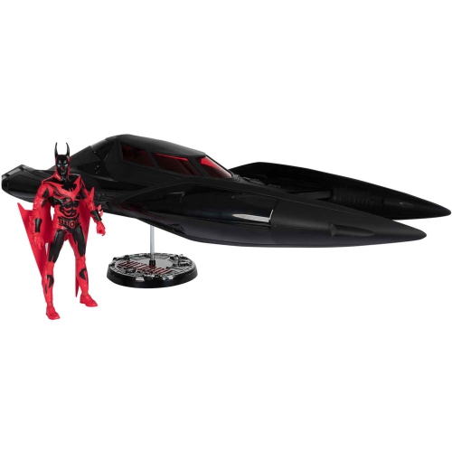DC Multiverse Batman Beyond 7 Inch Scale Vehicle Figure Exclusive - Batman & Batmobile Gold Label