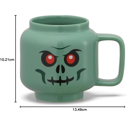Tasse en céramique LEGO Room Copenhagen, squelette vert, grand