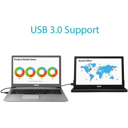 Asus MB168B 15.6" 720p HD LED Portable Monitor - USB Powered by ASUS - Refurbished condition - Image 2
