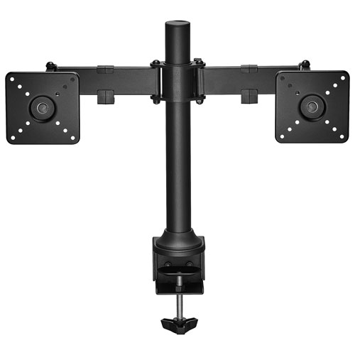 Support articulé pour deux moniteurs de 32 po d'Insignia - Noir - Exclusivité BBY