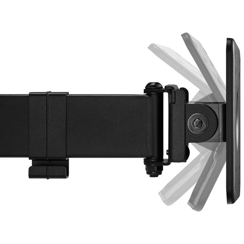 Support articulé pour deux moniteurs de 32 po d'Insignia - Noir - Exclusivité BBY