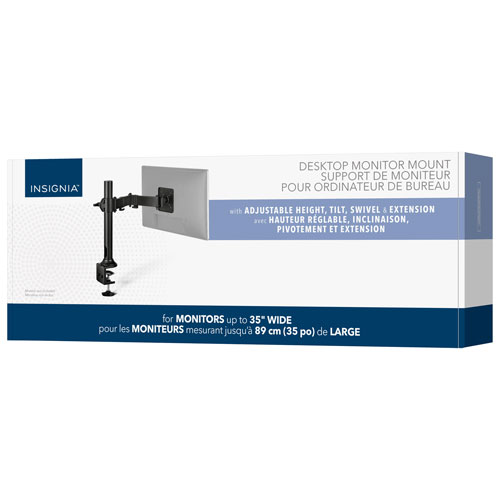 Insignia 35" Full-Motion Monitor Mount - Black - Only at Best Buy