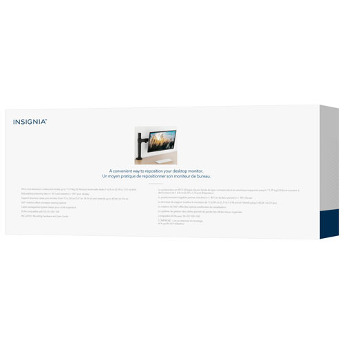 Insignia 35" Full-Motion Monitor Mount - Black - Only at Best Buy