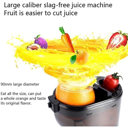 Slow Juicer Chewable Citrus Juicer Large Mouth Citrus Juicer Cold-pressed Fruit Silent Vegetables Higher Nutrients & Vitamins