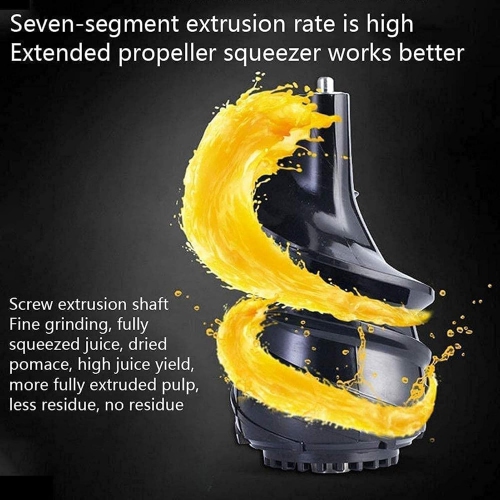 Slow Juicer Chewable Citrus Juicer Large Mouth Citrus Juicer Cold-pressed Fruit Silent Vegetables Higher Nutrients & Vitamins