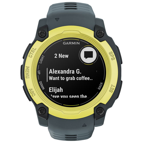 Garmin Instinct E 40mm Bluetooth Multisport Smartwatch - Electric Lime/Twilight