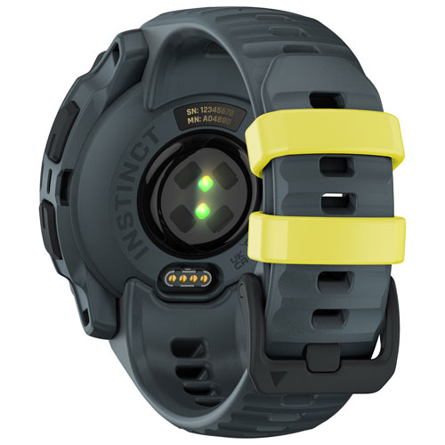 Montre intelligente multisport Bluetooth Instinct E de 40 mm de Garmin - Lime électrique/Crépuscule