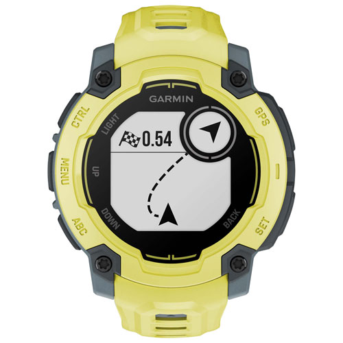 Montre intelligente multisport Bluetooth Instinct E de 45 mm de Garmin - Lime électrique