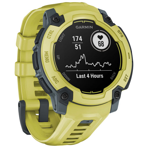 Montre intelligente multisport Bluetooth Instinct E de 45 mm de Garmin - Lime électrique
