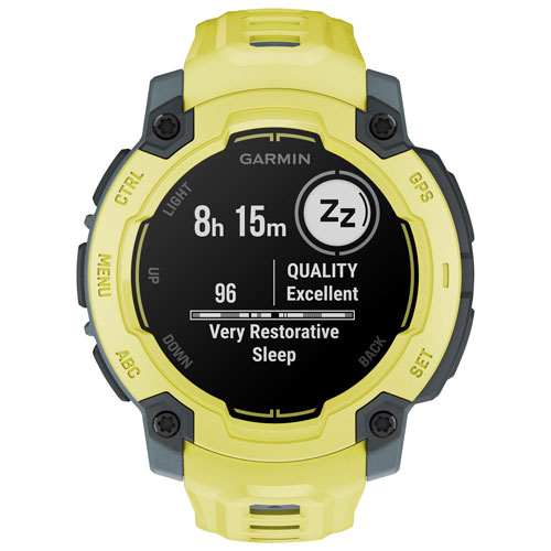 Montre intelligente multisport Bluetooth Instinct E de 45 mm de Garmin - Lime électrique
