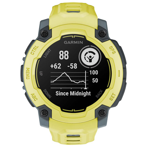 Montre intelligente multisport Bluetooth Instinct E de 45 mm de Garmin - Lime électrique