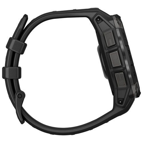 Montre intelligente multisport Bluetooth de 45 mm Instinct 3 AMOLED de Garmin - Noir