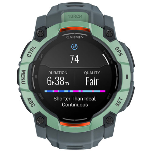 Garmin Instinct 3 AMOLED 50mm Bluetooth Multisport Smartwatch - Neo Tropic/Twilight
