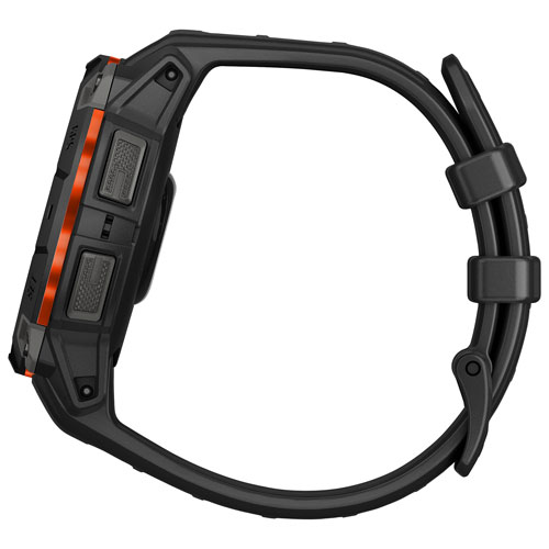 Montre intelligente multisport Bluetooth de 45 mm Instinct 3 Solar de Garmin - Noir