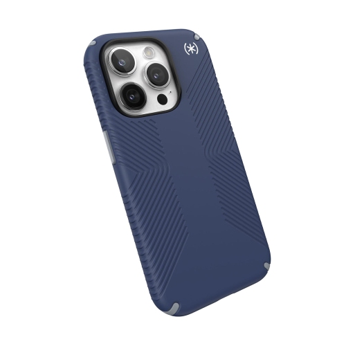 Speck Presidio2 Grip with MagSafe Blue Case - iPhone 15 Pro