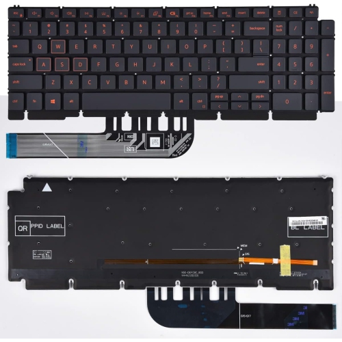 LIXSUNTEK Replacement Keyboard for Dell G15 5510 5511 5515 & G15 5520 5521 5525 Series Game Laptop, Dell G15 5510 5511 5515 Replacement Keyboard with