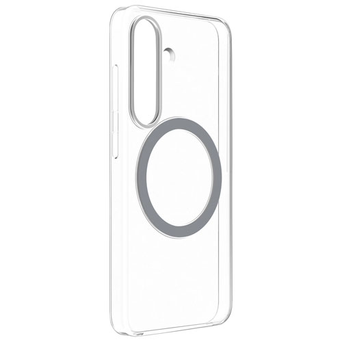 Étui rigide ajusté Clear Mag pour Galaxy S25 de Samsung - Transparent - Partenaire de détail exclusif