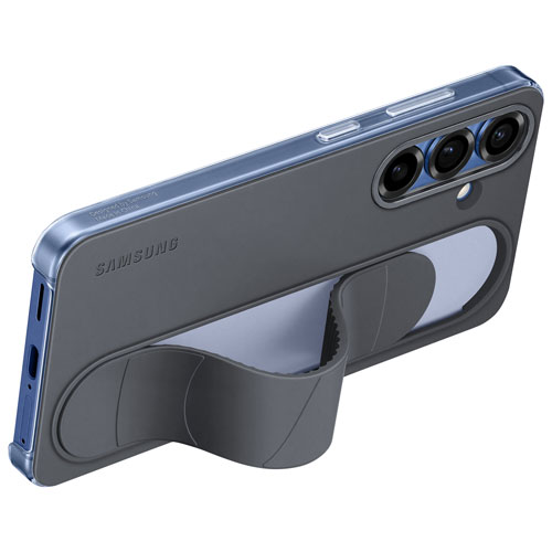 Étui rigide ajusté Standing Grip de Samsung pour Galaxy S25 - Noir