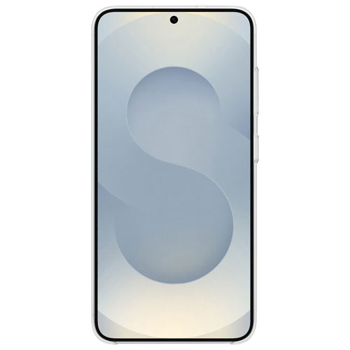 Étui rigide ajusté Standing Grip de Samsung pour Galaxy S25 - Blanc