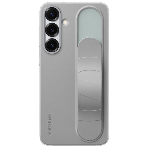 Étui rigide ajusté Standing Grip de Samsung pour Galaxy S25+ - Gris