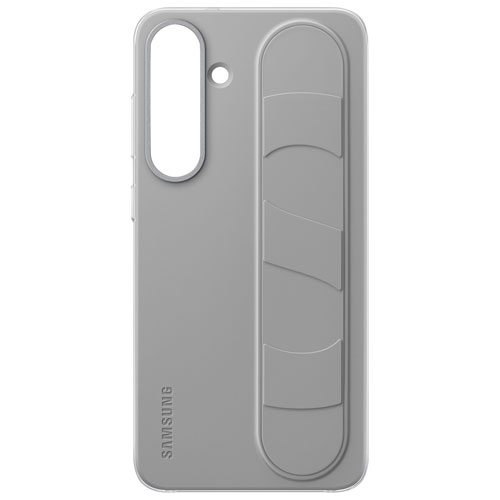 Étui rigide ajusté Standing Grip de Samsung pour Galaxy S25+ - Gris