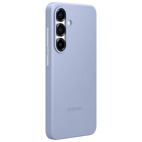 Étui souple ajusté en silicone de Samsung pour Galaxy S25 - Bleu clair