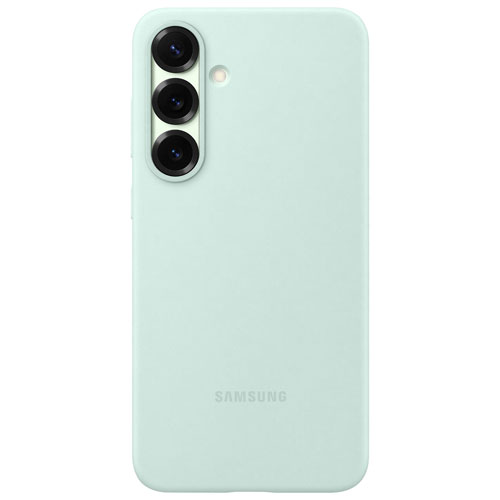 Étui souple ajusté en silicone de Samsung pour Galaxy S25+ - Menthe