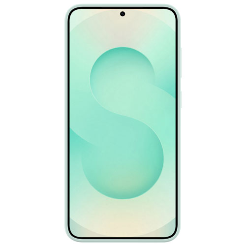 Étui souple ajusté en silicone de Samsung pour Galaxy S25+ - Menthe