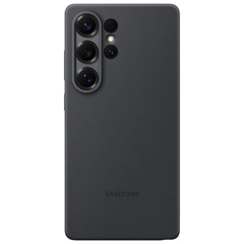 Étui souple ajusté en silicone de Samsung pour Galaxy S25 Ultra - Noir