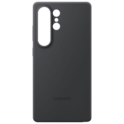 Samsung Silicone Fitted Soft Shell Case for Galaxy S25 Ultra - Black