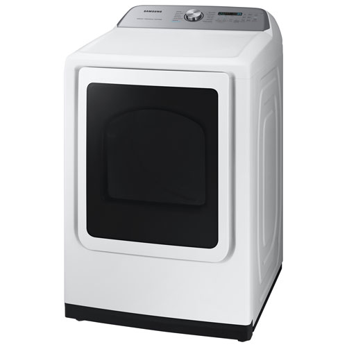 Samsung 7.4 Cu. Ft. Electric Steam Dryer (DVE52DG5505WAC) - White