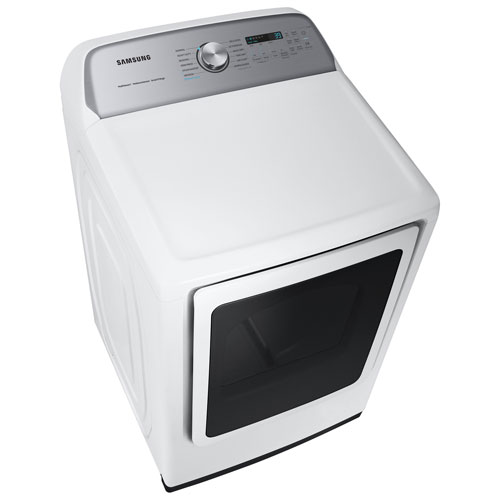 Samsung 7.4 Cu. Ft. Electric Steam Dryer (DVE52DG5505WAC) - White