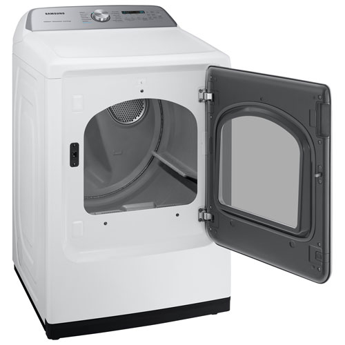 Samsung 7.4 Cu. Ft. Electric Steam Dryer (DVE52DG5505WAC) - White