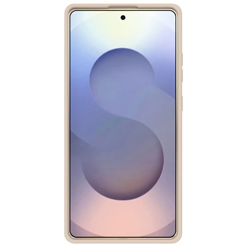 Incipio Sensor Silicone Fitted Soft Shell Case w/ Lens Protector for Galaxy S25 Ultra - Bone