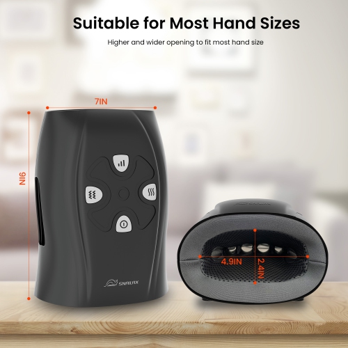 Snailax hand massager with heat and compression