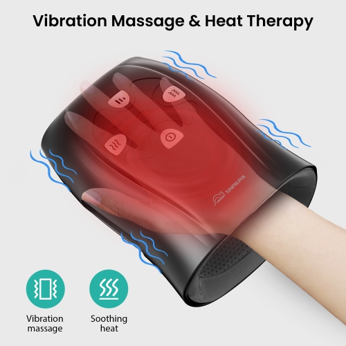 Snailax hand massager with heat and compression