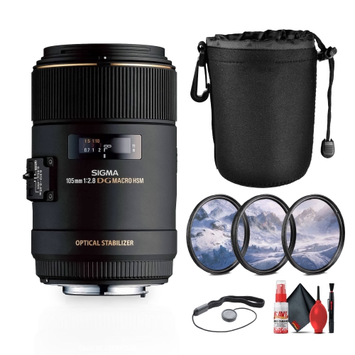 Objectif macro 105&nbsp;mm f/2,8 EX DG OS HSM de Sigma pour ensemble de Canon