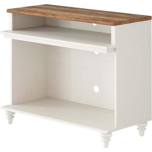 Meuble WAMPAT pour téléviseur de 43 po, petite console multimédia, armoire de rangement pour le salon, table de bout en bois avec tablette de