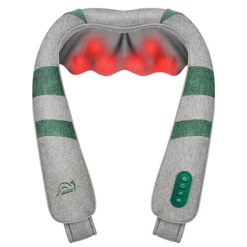 SNAILAX  Neck Massager With Heat, Shiatsu Back Neck And Shoulder Massager, Electric 4D Deep Kneading Massage