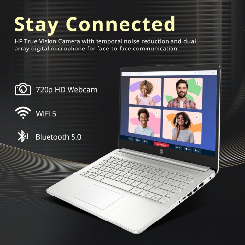 HP 14" FHD Laptop - AMD Ryzen 3 3250U - 16GB DDR4 - 1TB SSD - AMD Radeon Graphics - Windows 11 - Silver (Renewed) by HP - Open Box condition - Image 3
