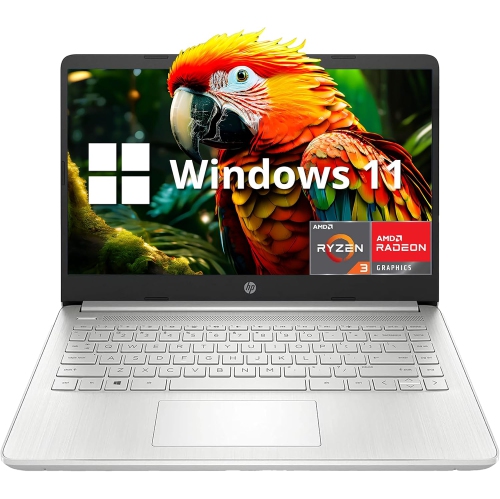 Open box - HP 14" FHD Laptop, IPS Display, AMD Ryzen 3-3250U, 32GB RAM, 1TB PCIe SSD, AMD Radeon Graphics, HP True Vision HD Camera, Wi-Fi 5, Bluetoo