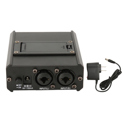 Amplificateur de moniteur compact 2 canaux Monitor Amplifier pour Stage Studio 100‑240&nbsp;V, fiche US