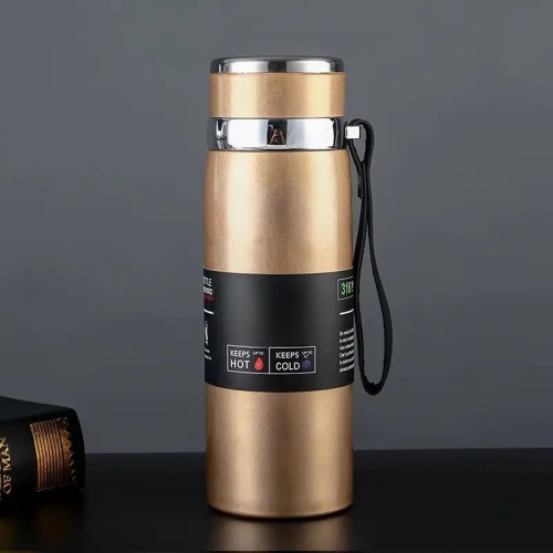 ISTAR Stainless Steel Water Bottle: Crafted for Durability and Style, BPA-Free & Food-Grade Stainless Steel Water Bottle - Rose Gold