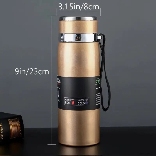 ISTAR Stainless Steel Water Bottle: Crafted for Durability and Style, BPA-Free & Food-Grade Stainless Steel Water Bottle - Rose Gold