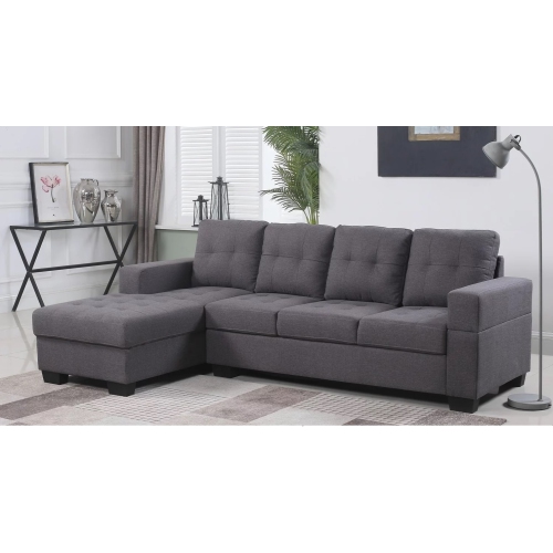 Milan 4 seater sectional with left or right chaise