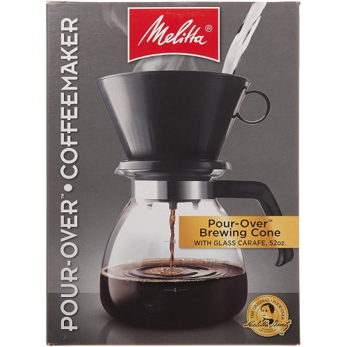 MELITTA  Cm-10 Heritage Series 10-Cup Glass Carafe Pour-Over Coffee Maker In Grey