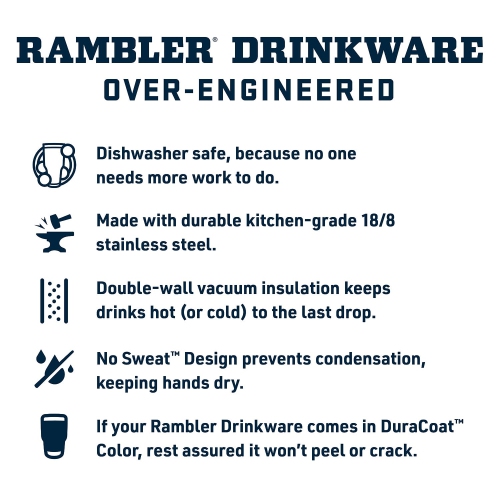 YETI Rambler 18 oz Bottle, Vacuum Insulated, Stainless Steel with Chug Cap, Wetlands Brown