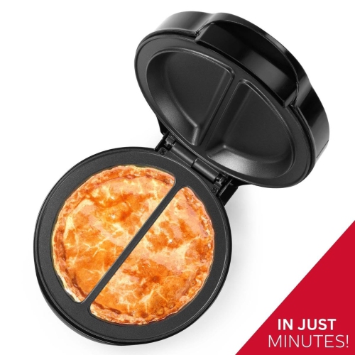 Holstein Housewares - Non-Stick Omelet & Frittata Maker, Black/Stainless Steel - Makes 2 Individual Portions Quick & E..